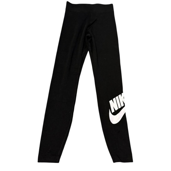 Nike Pants - Nike Black and White Leggings with Iconic Swoosh